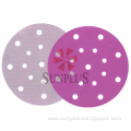 Sunplus Purple Ceramic Hook And Loop Sand Paper